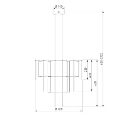 Подвесная светодиодная люстра Bogates Queen 91102 LED a072015 4