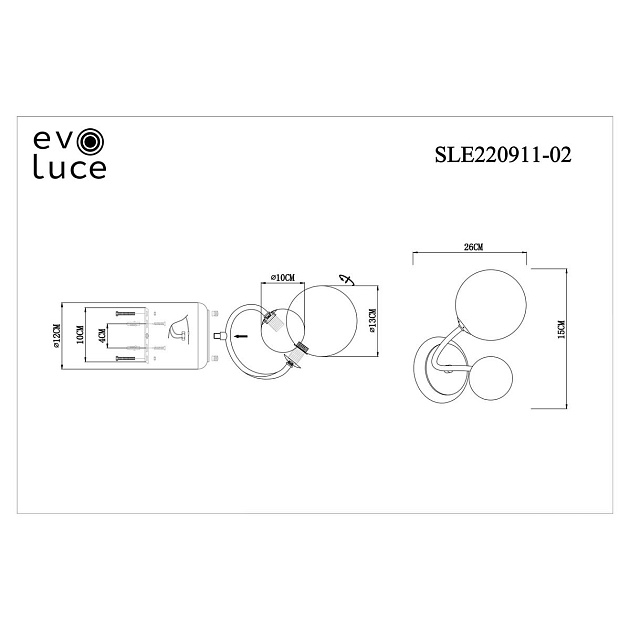 Бра Evoluce Formae SLE220911-02 фото 2