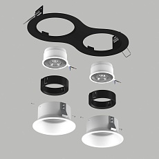 Комплект со светильником Lightstar Domino Round (214627+214606+214606+214007+214007) D6270606BMOD 3