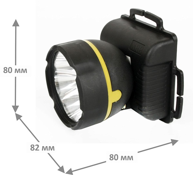 Налобный светодиодный фонарь Ultraflash Т от батареек 85х75 18 лм 909LED5 11781 фото 3