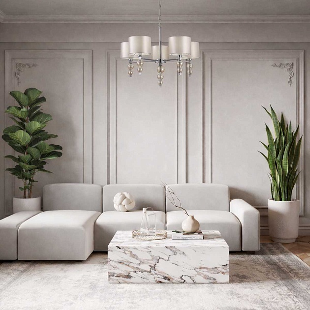 Подвесная люстра Evoluce Ramer SLE105703-05 изображение 3 Подвесная люстра Evoluce Ramer SLE105703-05 Фото № 3