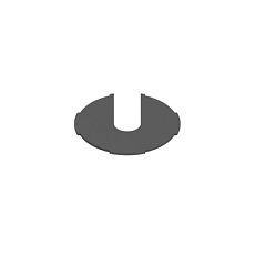 COMP Задняя крышка MAGNETIC под диаметр 50мм глубокий графит