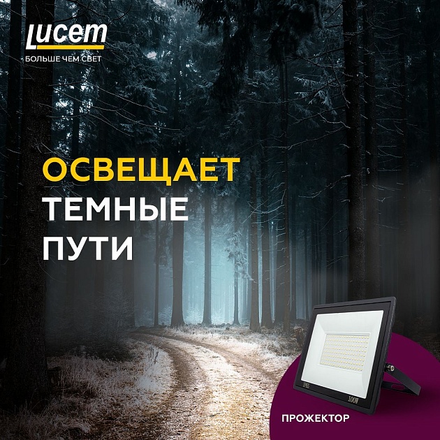 Прожектор светодиодный Lucem LM-FLDB 100W 6500K FLSLPR00000205 фото 5