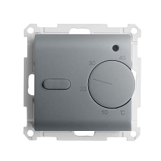 Терморегулятор для теплого пола Stekker Катрин серебро GLS00-7117-03 49742