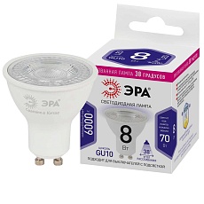 Лампа светодиодная ЭРА LED Lense MR16-8W-860-GU10 Б0054943 2