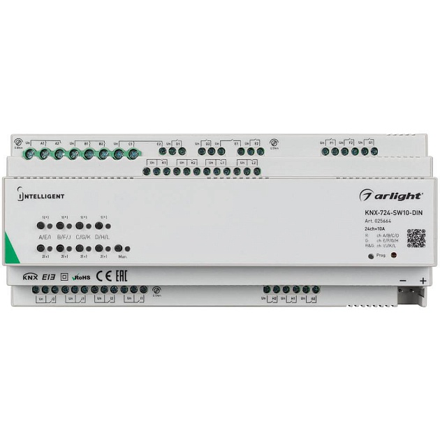 Релейный модуль Arlight KNX-724-SW10-DIN 025664 фото 2