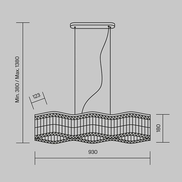 Подвесной светильник Maytoni Dune DIA005PL-06G изображение 2 Подвесной светильник Maytoni Dune DIA005PL-06G Фото № 2
