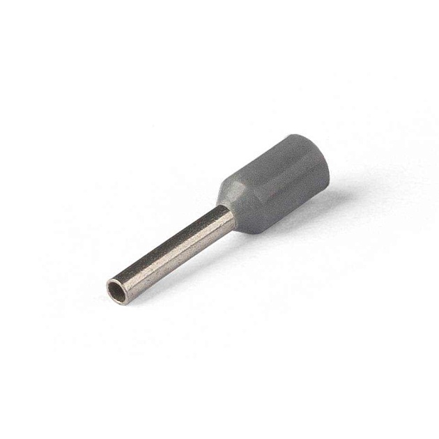Наконечник штыревой втулочный изолированный НШВИ 0,75-8, LD405-0758 (DIY упаковка 25 шт) Фото № 1