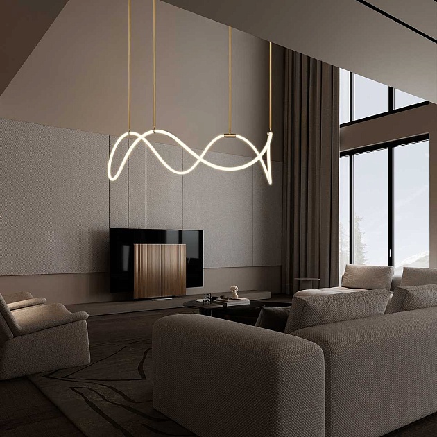 Подвесной светильник LOFT IT Thread 10388P/C Brass Фото № 6
