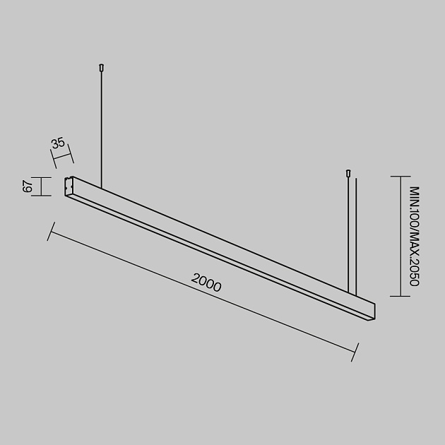 Линейный светильник Maytoni Technical LL312012 Фото № 6