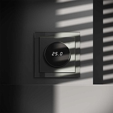 Терморегулятор электронный Voltum S70 с индикацией и датчиком, для теплого пола, (титан) VLS070106 3