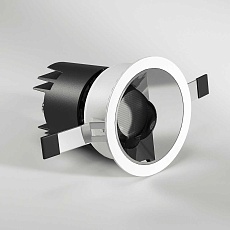 Встраиваемый светодиодный светильник Elektrostandard Inline 25090/LED 10W 3000K белый/хром a064612 3