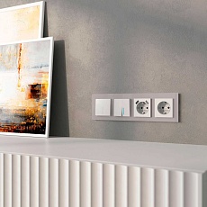 Рамка на 4 поста Werkel Favorit дымчатый W0041117 4690389160042 2