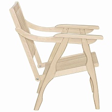 Кресло Мебелик Массив решетка 008407 3