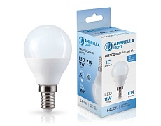 Лампа светодиодная Шар P45 11W 6400K Ambrella light Bulding 451116 2