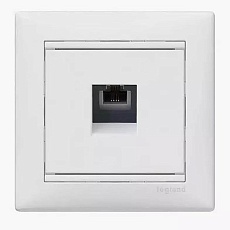 Розетка компьютерная RJ45 Legrand Valena ISDN белая 774441 1