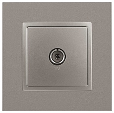 Розетка ЭРА Elegance 14-3101-16 TV одиночная, титан Б0065760 5