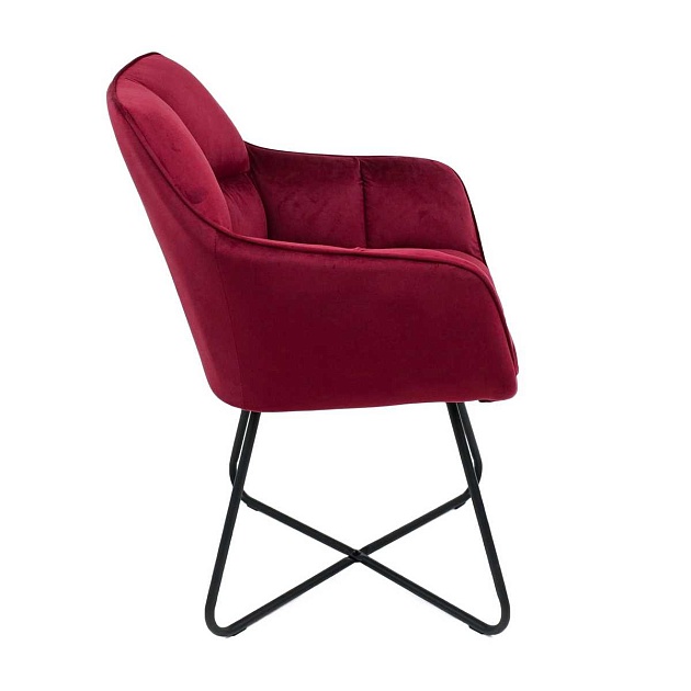 Кресло AksHome Florida бордовый, велюр 81449 изображение 5 Кресло AksHome Florida бордовый, велюр 81449 Фото № 5