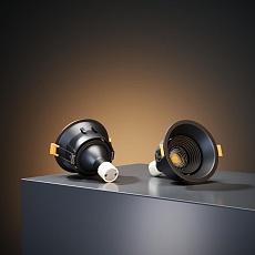 Встраиваемый светильник Elektrostandard Punto черный 25016/01 a065471 2