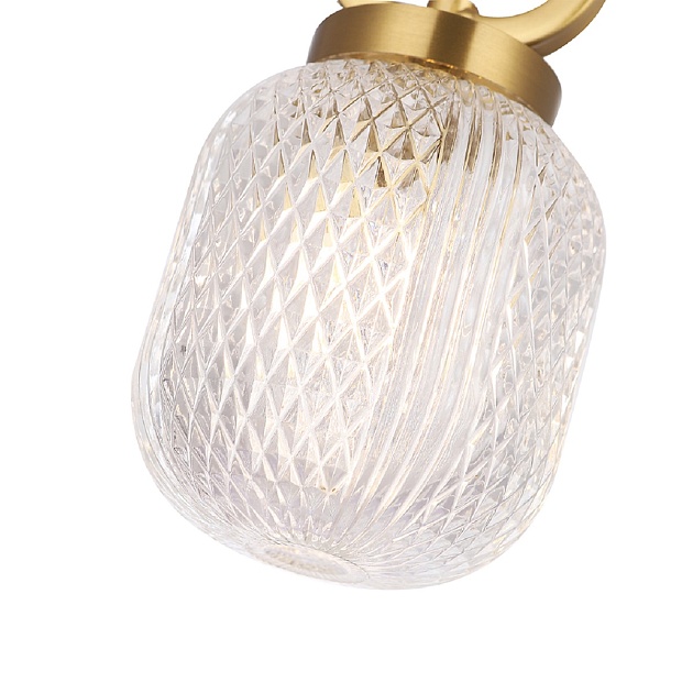 Подвесной светильник Crystal Lux Carolina SP1 V2 BRASS Фото № 4