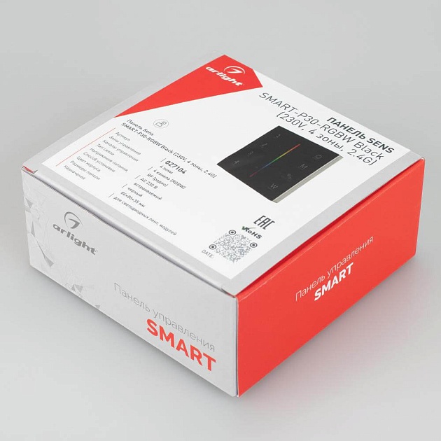 Панель управления Arlight Sens Smart-P30-RGBW Black 027104 фото 4