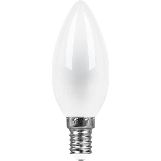 Лампа светодиодная Feron E14 11W 4000K Свеча Матовая LB-713 38007 фото 