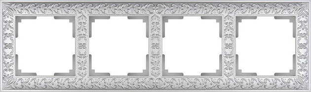 Рамка Werkel Antik на 4 поста жемчужный WL07-Frame-04 4690389063527 Фото № 1