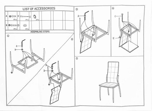 Кухонный стул Woodville Farini 11845 изображение 2 Кухонный стул Woodville Farini 11845 Фото № 2