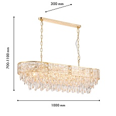 Подвесная люстра Favourite Elysium 4720-10P 2