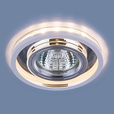 Встраиваемый светильник Elektrostandard 7021 MR16 SL/WH зеркальный/белый a036742 2