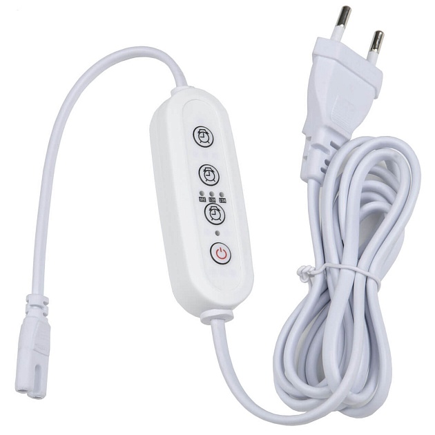 Таймер с вилкой и разъемом для фито светильника Uniel UST-E32 WHITE 2M UL-00006492 Фото № 1