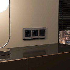 Выключатель жалюзи Werkel черный W1124508 4690389156748 4