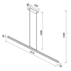 Подвесной светильник Mantra Lineal 8959 2