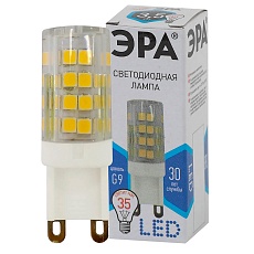 Лампа светодиодная ЭРА G9 3,5W 4000K прозрачная LED JCD-3,5W-CER-840-G9 Б0027862 2