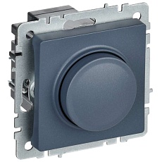 BRITE Светорегулятор поворотно-нажимной 600Вт СС10-1-0-БрМ маренго IEK BR-D20-0600-K35