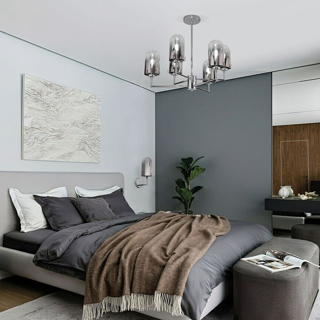 Бра Eurosvet Pluto 60156/1 хром Фото № 6