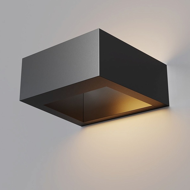 Уличный настенный светодиодный светильник Maytoni Cont O464WL-L18GF3K Фото № 2