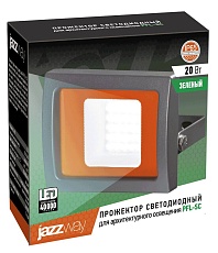Прожектор светодиодный Jazzway PFL-SC 20W зеленый 5010451 2