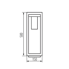 Садовый светильник Kanlux VIMO 50 B 34984 2