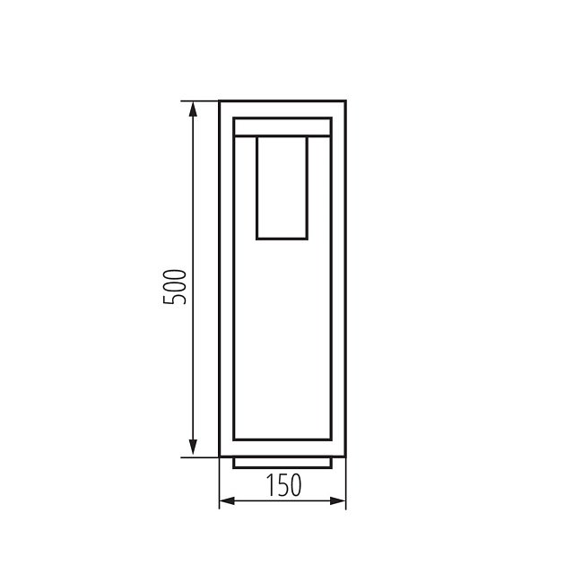 Садовый светильник Kanlux VIMO 50 B 34984 фото 3