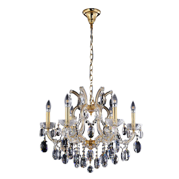 Подвесная люстра Crystal Lux Hollywood SP6 Gold Фото № 2