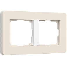 Рамка Werkel Split на 2 поста айвори/белый W0023066 4690389206054