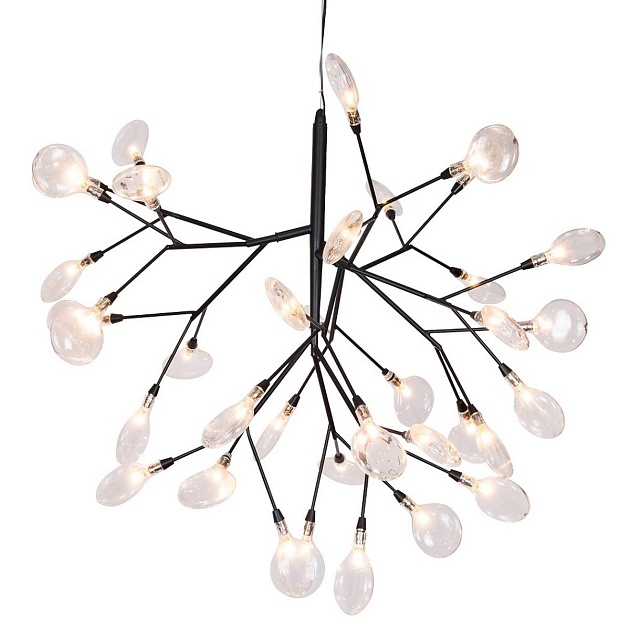 Подвесная люстра Crystal Lux Evita SP36 Black/Transparent изображение 3 Подвесная люстра Crystal Lux Evita SP36 Black/Transparent Фото № 3