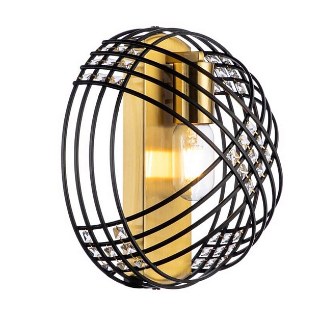 Настенный светильник Indigo Fresco 10001/1W Black V000105 Фото № 1