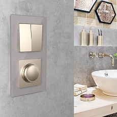 Рамка на 2 поста Werkel Favorit дымчатый W0021117 4690389159695 1