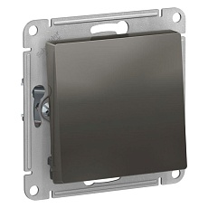 Переключатель одноклавишный проходной Systeme Electric AtlasDesign 10A 250V сталь ATN000961