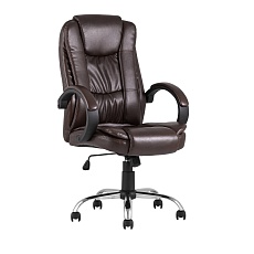 Кресло руководителя TopChairs Atlant коричневое D-430 brown