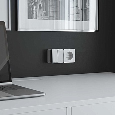 Розетка с заземлением Werkel Gallant белый W5071001 4690389164460 2