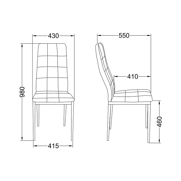 Кухонный стул AksHome Sky кремовый, экокожа 58763 Фото № 2