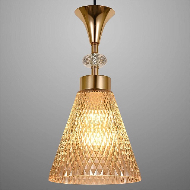 Подвесной светильник Reluce 02005-0.9-02 Amber Фото № 2